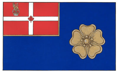 Drapeau pour l'usage du St. John Council for Alberta