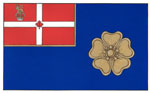 Drapeau pour l'usage du St. John Council for Alberta