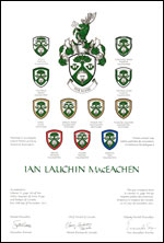 Lettres patentes concédant des emblèmes héraldiques à Ian Lauchin MacEachen