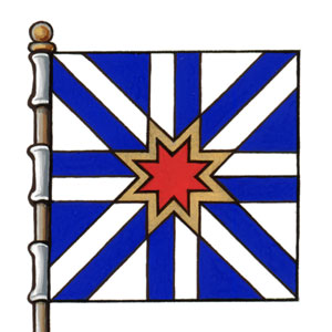 Drapeau de John James Nanos