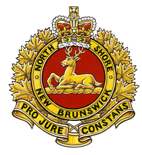 Insigne de The North Shore (New Brunswick) Regiment