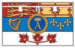 Drapeau personnel du duc d'York utilisé au Canada