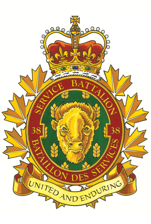 Badge of the 38 Service Battalion