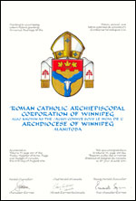 Lettres patentes concédant des emblèmes héraldiques à la Roman Catholic Archiepiscopal Corporation of Winnipeg