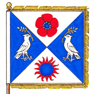 Drapeau de Jeffery Blaine BeBeau